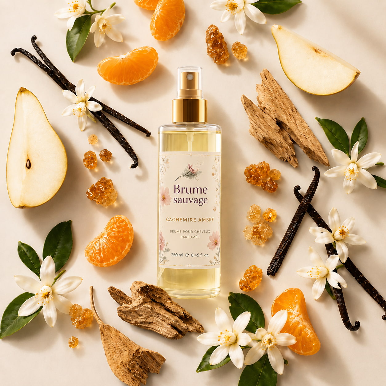 Cachemire Ambré - Brume pour cheveux