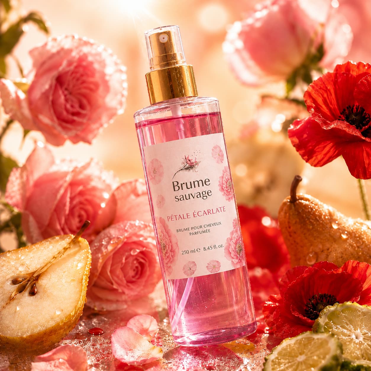 Pétale écarlate - Brume pour cheveux
